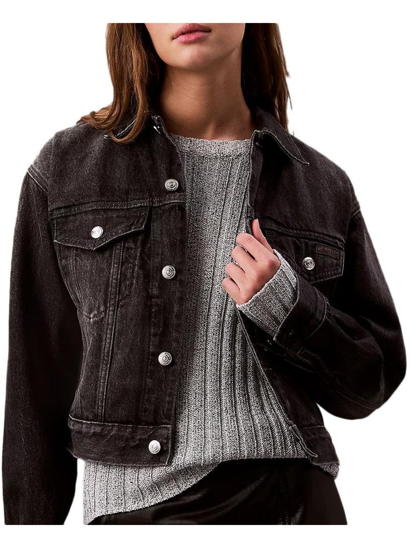 Veste Femme Calvin Klein Jeans Noir - Kiabi