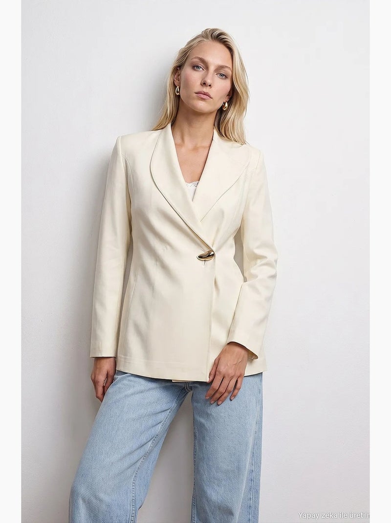 Veste femme dilvin Crème - Kiabi