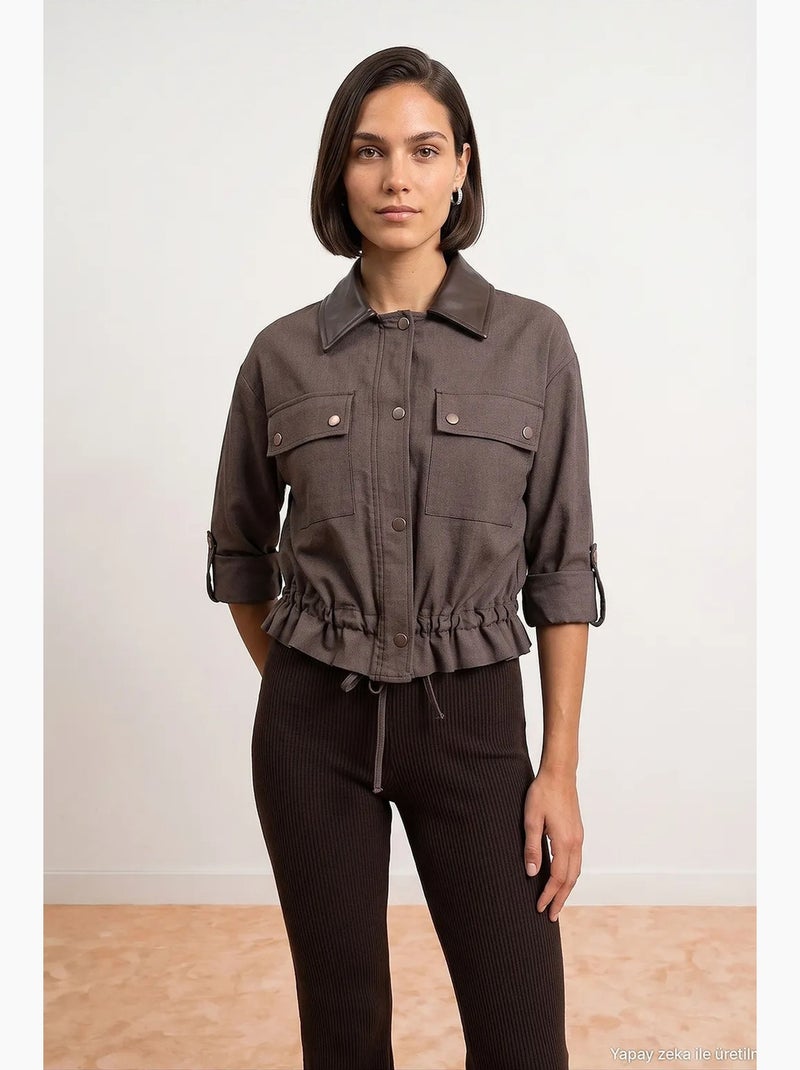 Veste femme dilvin Gris Noir - Kiabi