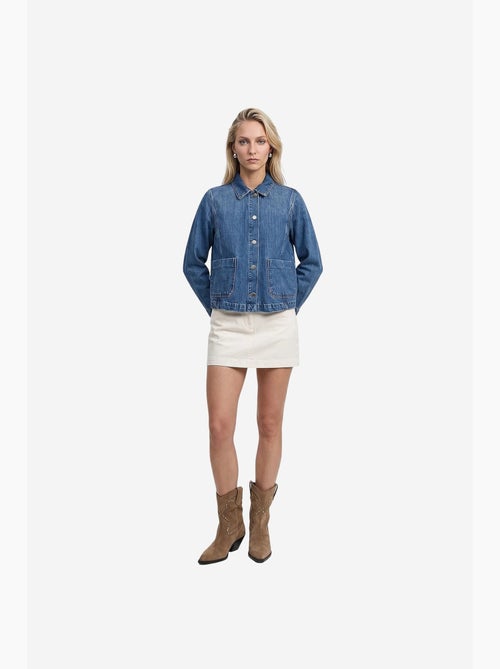 Veste femme en coton tencel dilvin - Kiabi Veste femme en coton tencel dilvin - Kiabi