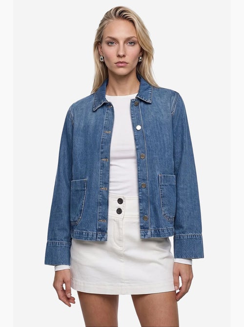 Veste femme en coton tencel dilvin - Kiabi Veste femme en coton tencel dilvin - Kiabi