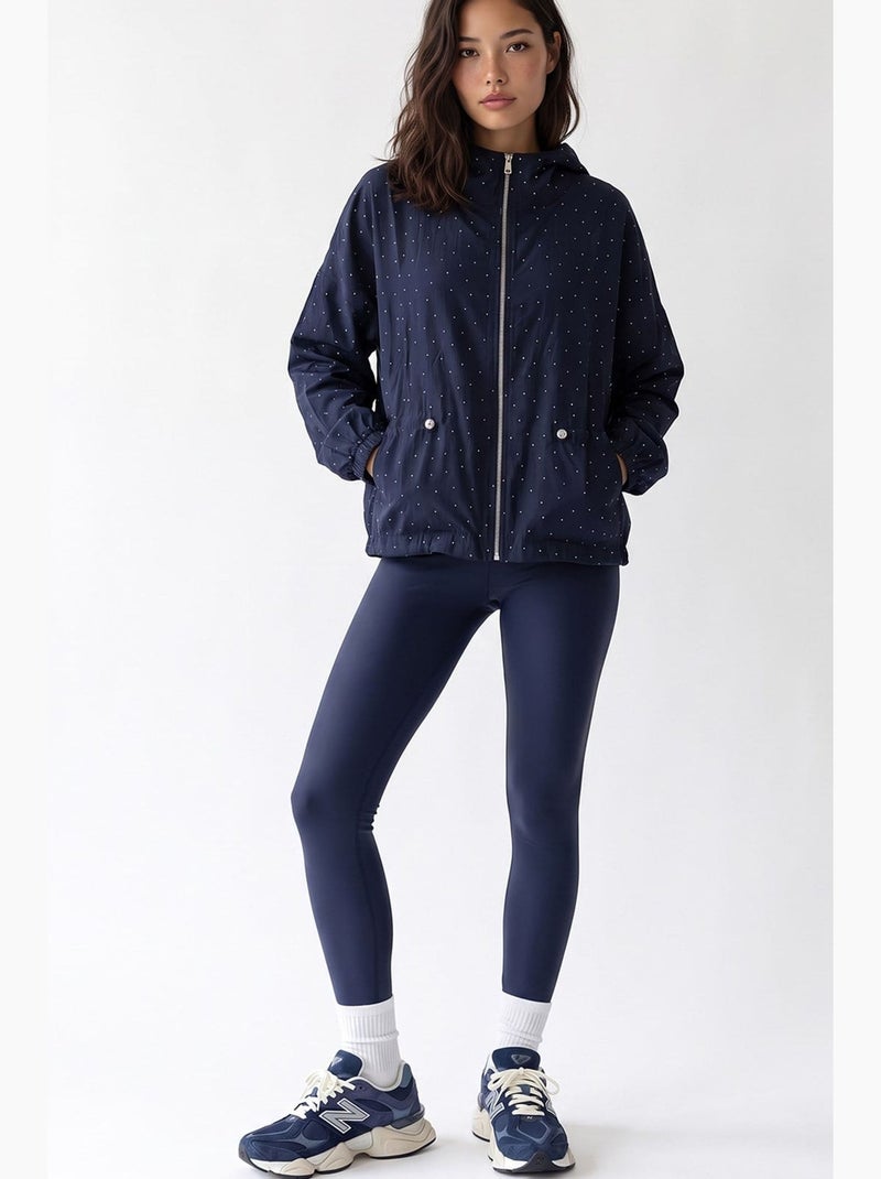 Veste femme mixray Bleu marine - Kiabi