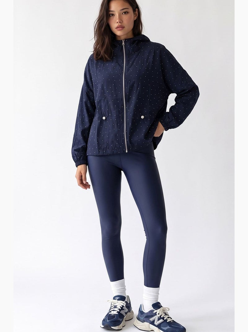Veste femme mixray Bleu marine - Kiabi