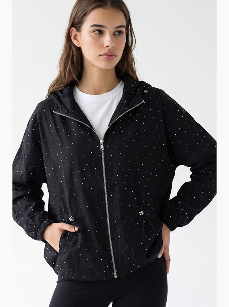 Veste femme mixray Noir - Kiabi