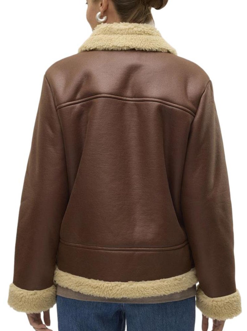 Veste Femme Vero Moda Marron cappuccino - Kiabi
