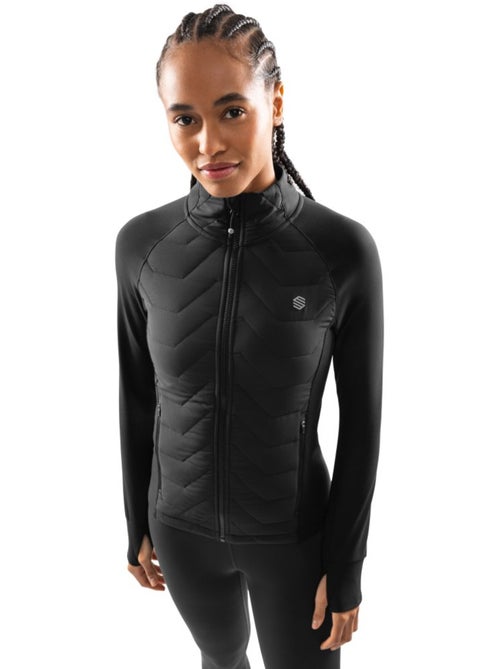 Veste fitness isolante légère femme fitness femme resolve - Kiabi