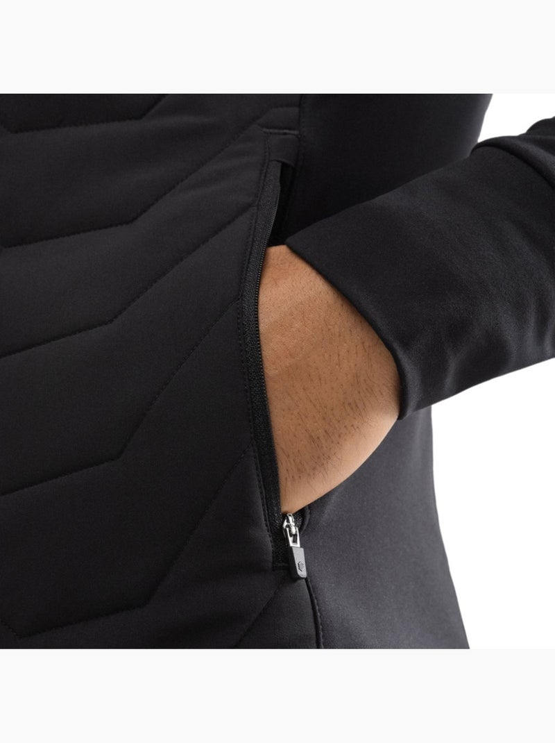 Veste fitness isolante légère homme fitness homme elevate Noir - Kiabi