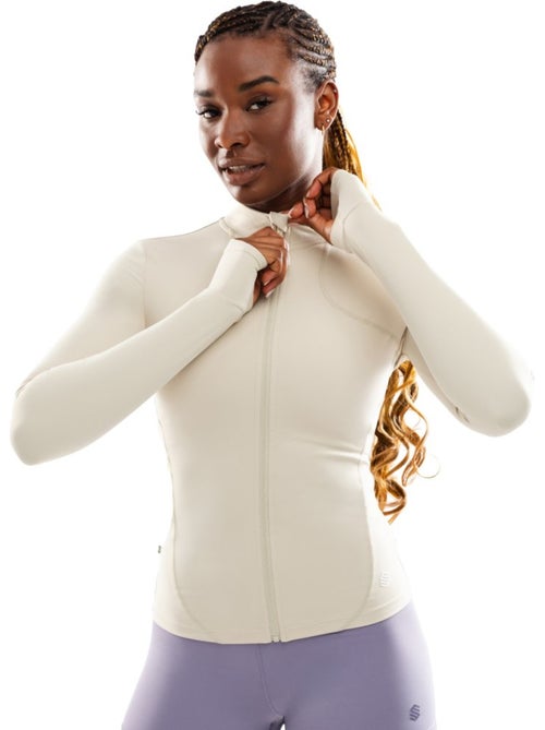 Veste fitness zippée ultralégère femme fitness femme division - Kiabi