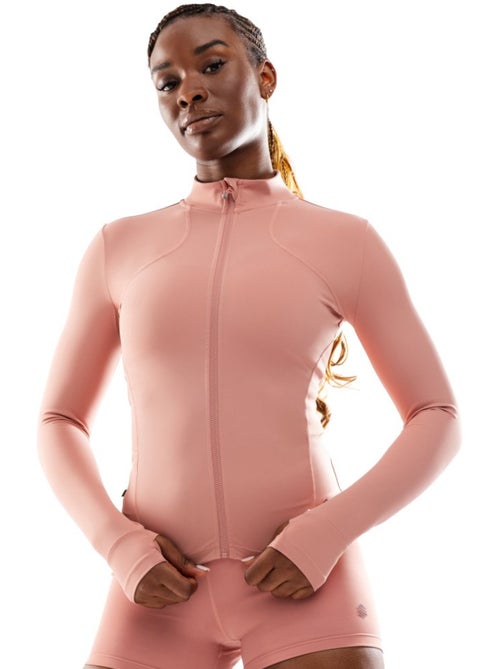 Veste fitness zippée ultralégère femme fitness femme pelican - Kiabi