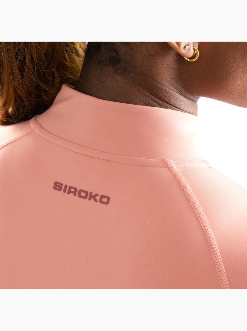 Veste fitness zippée ultralégère femme fitness femme pelican Corail - Kiabi
