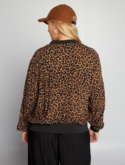 Manteau best sale leopard kiabi