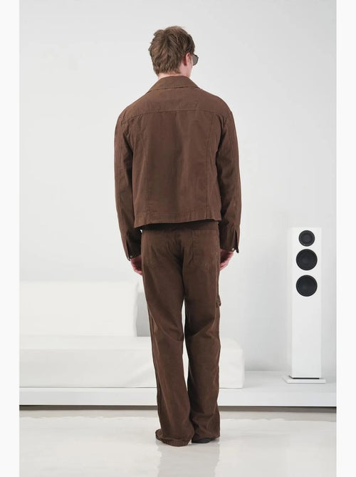 Veste gabardine coton poche giesto - Kiabi
