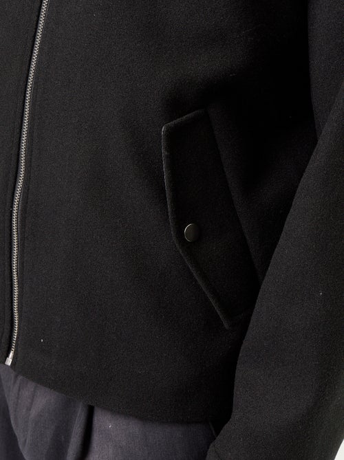 Veste imitation lainage col chemise - Kiabi Veste imitation lainage col chemise - Kiabi