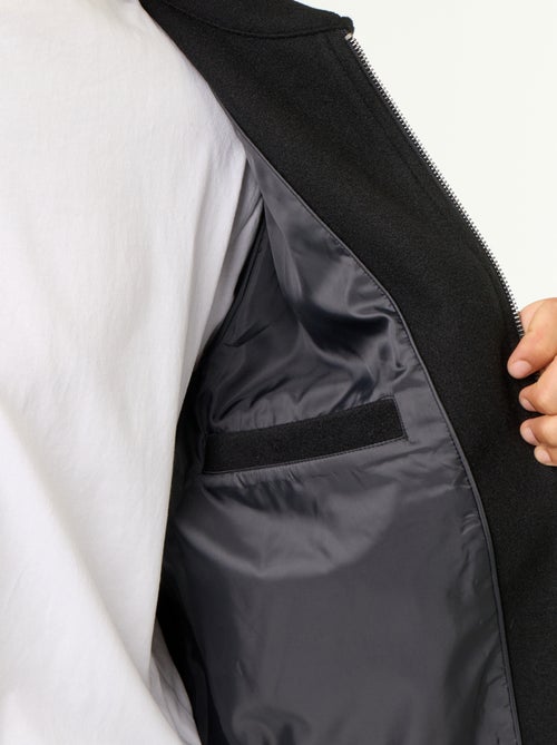 Veste imitation lainage col chemise - Kiabi Veste imitation lainage col chemise - Kiabi