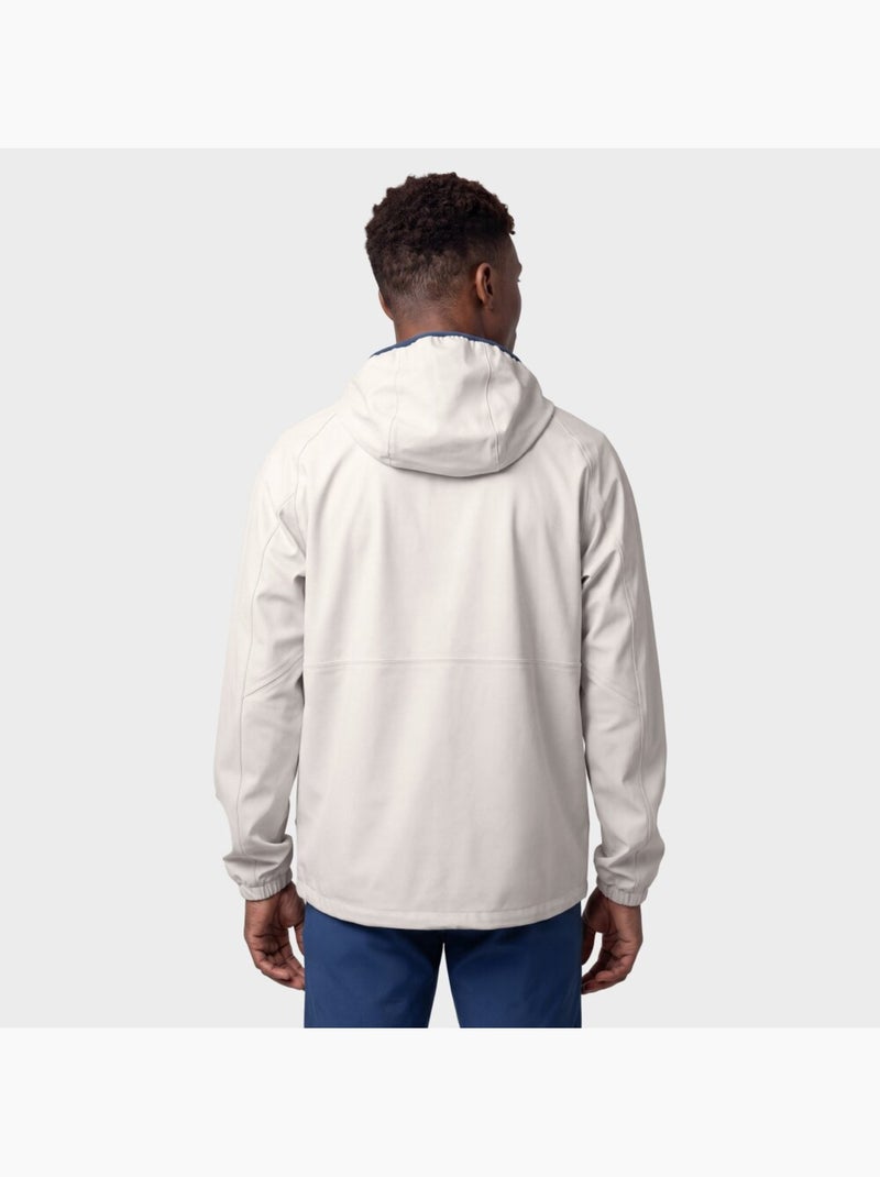 Veste imperméable à capuche trail running homme homme canfranc gray Blanc Gris - Kiabi