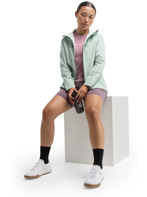 Veste imperméable cyclotourisme femme cyclisme femme grace light - Kiabi