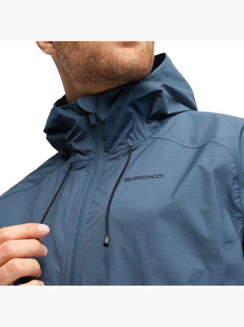 Veste imperméable cyclotourisme homme cyclisme homme uncharted indigo - Kiabi