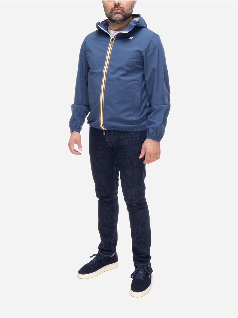 Veste jack eco stretch dot - K-Way Bleu - Kiabi