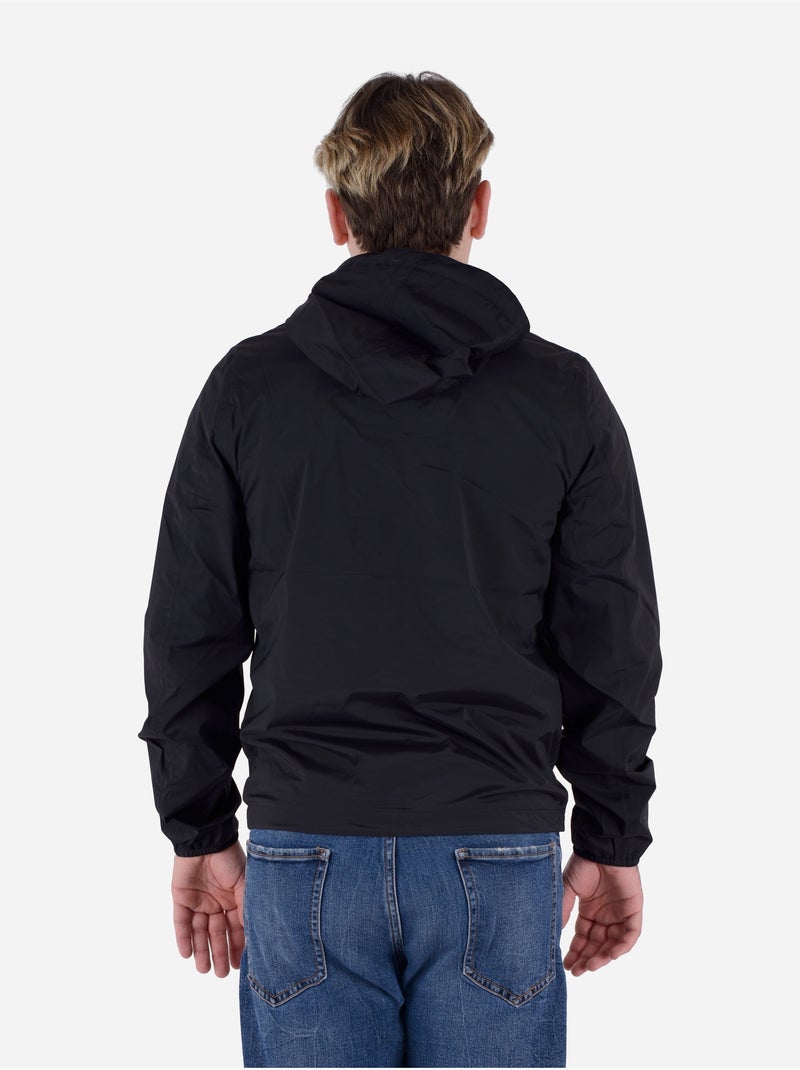 Veste jack stretch nylon jersey - K-Way Noir - Kiabi