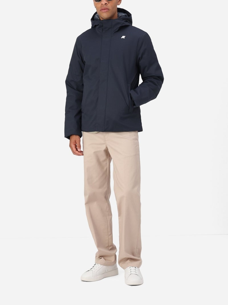 Veste Jacko Twill Marmotta - K-Way Bleu foncé - Kiabi