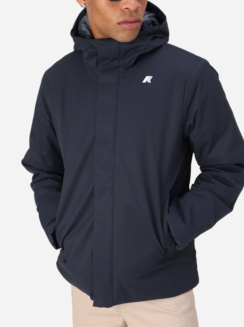 Veste Jacko Twill Marmotta - K-Way Bleu foncé - Kiabi