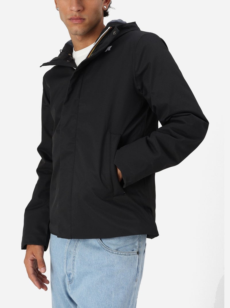 Veste Jacko Twill Marmotta - K-Way Noir - Kiabi