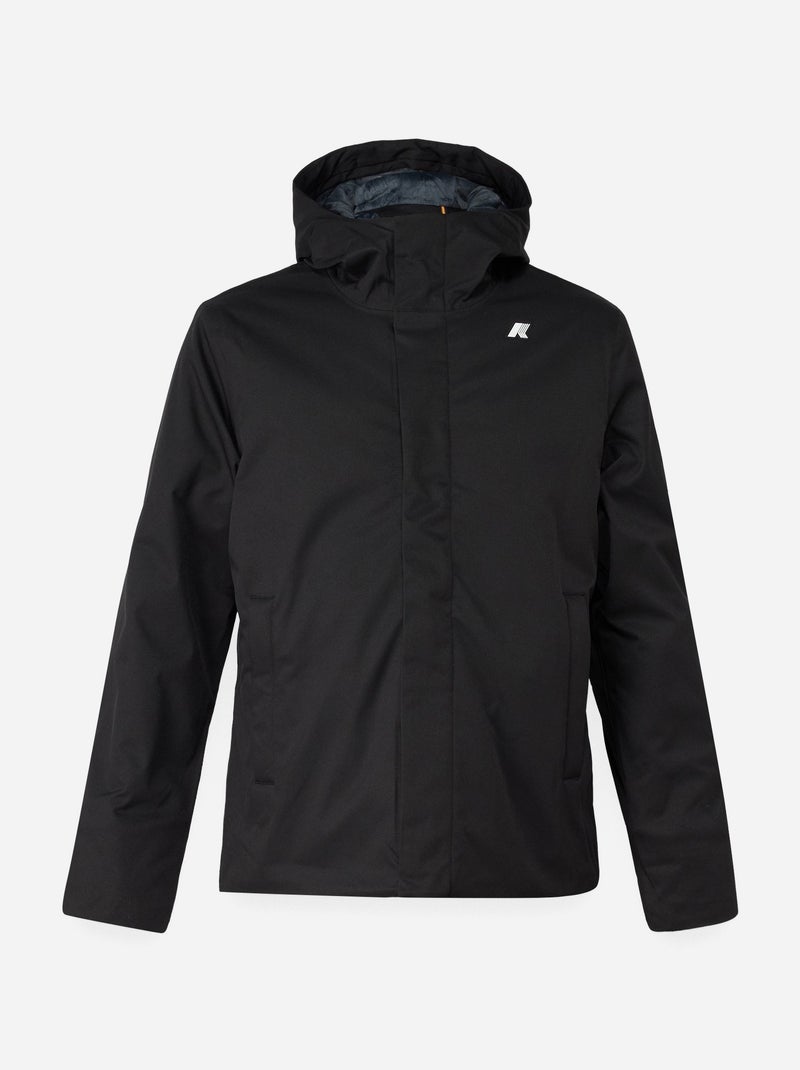 Veste Jacko Twill Marmotta - K-Way Noir - Kiabi