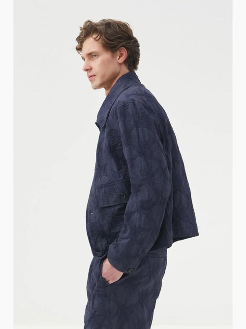 Veste jacquard boutonnée giesto - Kiabi