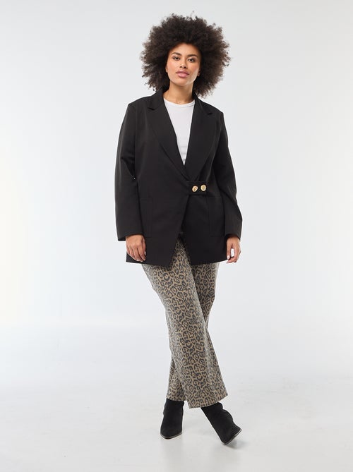 Veste longue à la coupe oversize - Kiabi