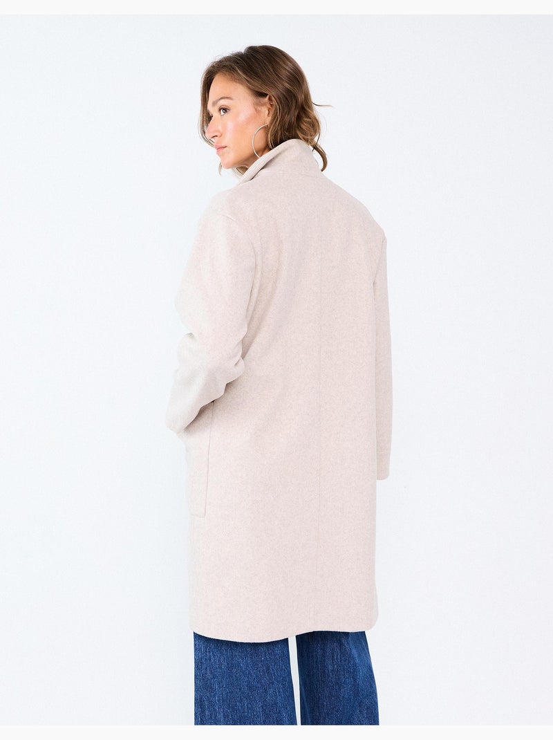 Veste longue, mo fashion Beige - Kiabi
