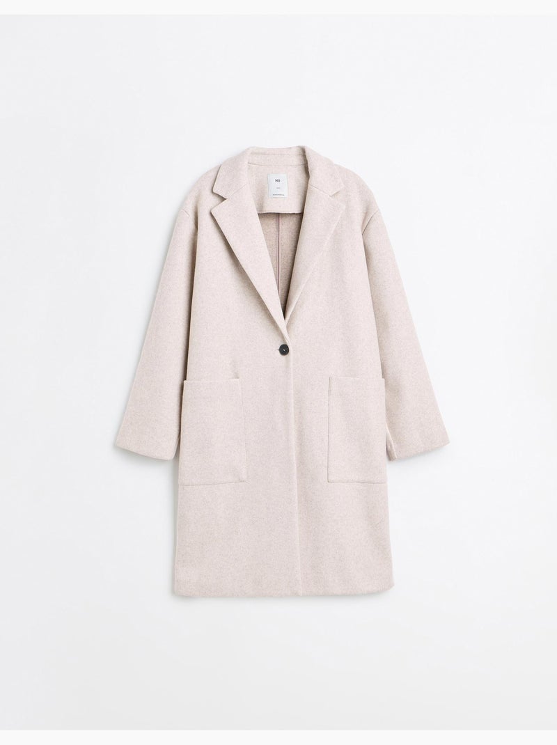 Veste longue, mo fashion Beige - Kiabi