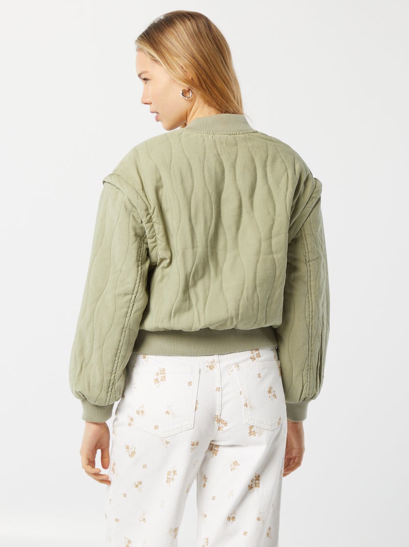 Veste Matelassée Femme Blendshe - Couleur Kaki - Taille 36 - Occasion Très Bon état