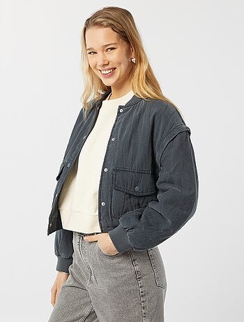 Veste matelassée 2 en 1 avec manches amovibles