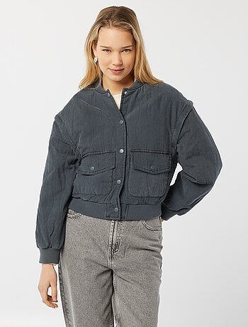 Veste matelassée 2 en 1 avec manches amovibles