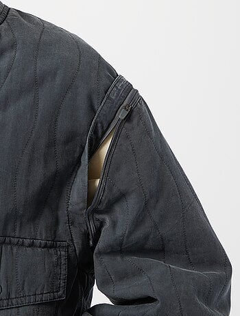 Veste matelassée 2 en 1 avec manches amovibles