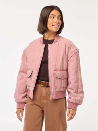 Veste matelassée 2 en 1 avec manches amovibles