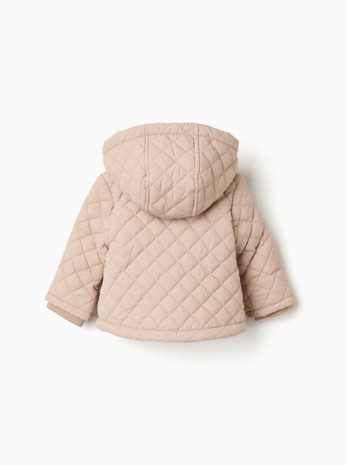 Veste matelassée à capuche et doublure en polaire - Kiabi