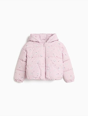 Veste matelassée à fleurs, mo fashion