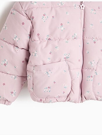Veste matelassée à fleurs, mo fashion