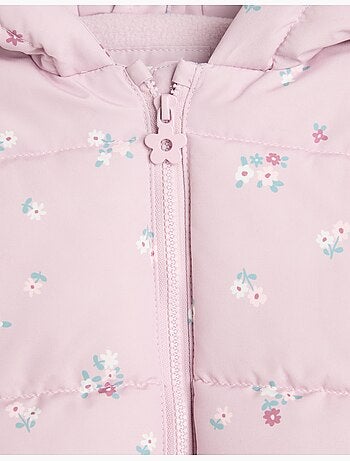Veste matelassée à fleurs, mo fashion