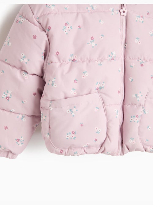 Veste matelassée à fleurs, mo fashion - Kiabi