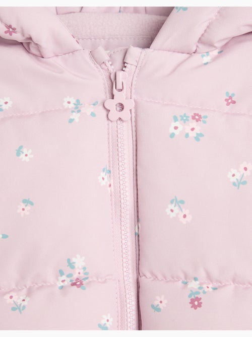 Veste matelassée à fleurs, mo fashion - Kiabi