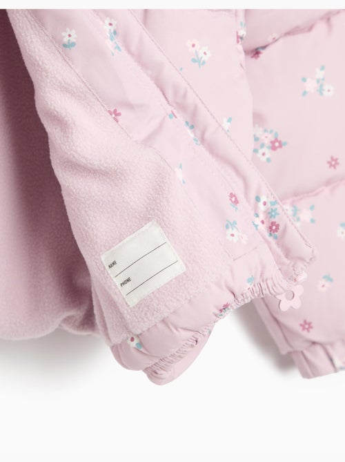 Veste matelassée à fleurs, mo fashion - Kiabi