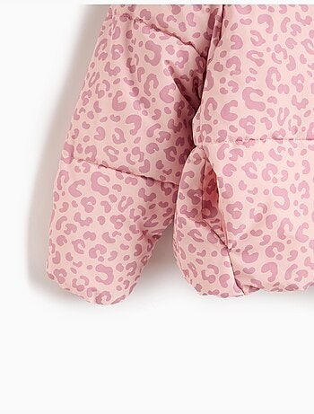 Veste matelassée à motif animal, mo fashion