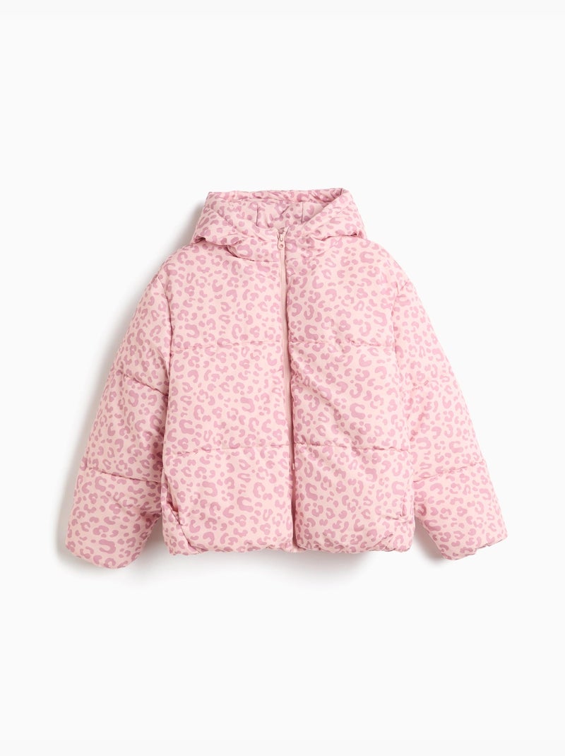 Veste matelassée à motif animal, mo fashion Rose - Kiabi