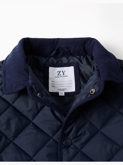 Veste matelassée avec capuche amovible - Kiabi