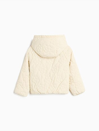 Veste matelassée avec des fleurs, mo fashion