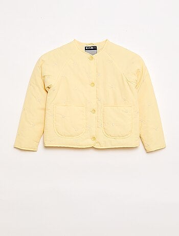 Veste matelassée avec motif brodé