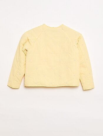 Veste matelassée avec motif brodé