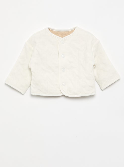 Veste matelassée et pressionnée réversible - Kiabi